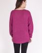 Sweter Beatrix SWE 097 Amarantowy