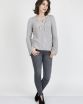 Sweter Kylie SWE 117 Szary