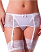 Pas do pończoch Romance 032 Biały