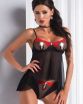 Koszulka Letizia Black-Red + figi otwarte GRATIS!