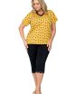 Piżama Queen 3/4 Plus Size