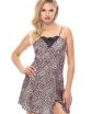 Koszulka Yamila II (Satin Nightdress) Leopard