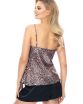 Komplet Yamila I Satin Leopard (Top + shorts)