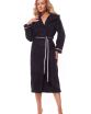 Szlafrok Soft Long 2322 Czarny