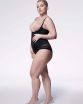 Body pod biust wyszczuplające 119 Czarne