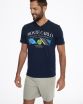 Piżama Court 41281-59X Granatowo-Szara