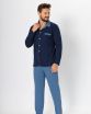 Piżama Norbert 670 Granatowy-Jeans