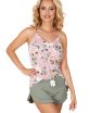 Piżama Nicola 1/2 Top Powder Pink