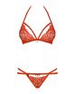 Komplet Secret of Love 838-SET-3 Czerwony