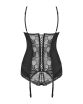 Gorset Heartina + figi GRATIS! Czarny