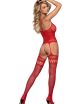 Bodystocking F214 Czerwone
