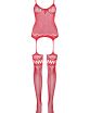 Bodystocking F214 Czerwone