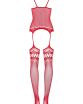 Bodystocking F214 Czerwone
