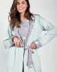 Szlafrok Brigitte 3211 Miętowy Frotte