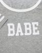 Piżama Babe Long Grey